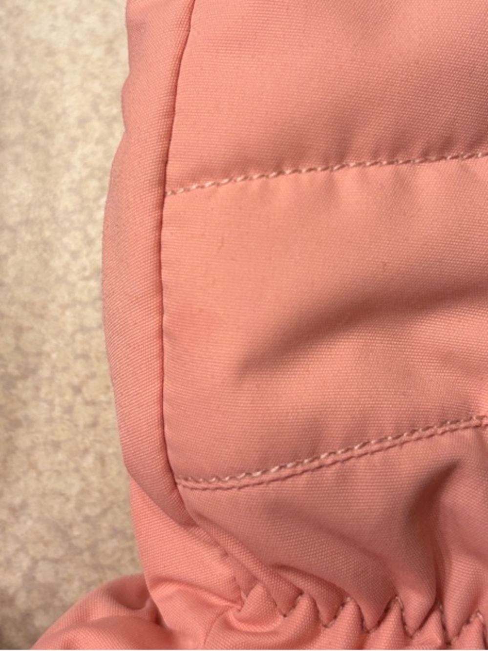 Kushi-riki Kids Pink Insulated Mittens with Zipper and Drawstring - Picture 7 of 8